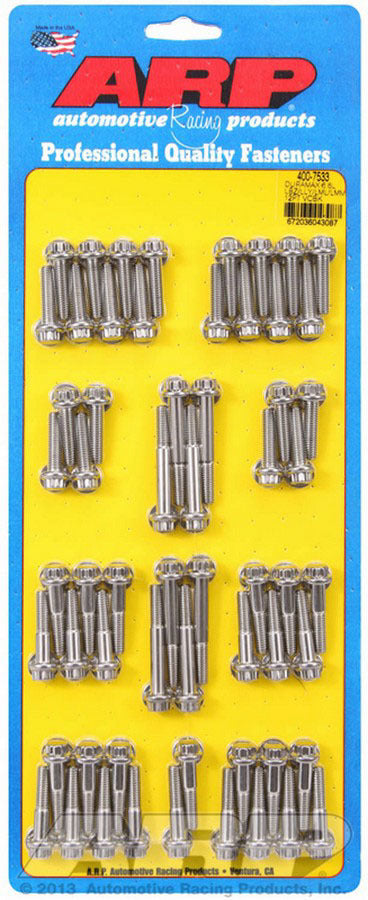 ARP 400-7533 - Valve Cover Bolt Kit 12pt GM Duramax 6.6L image