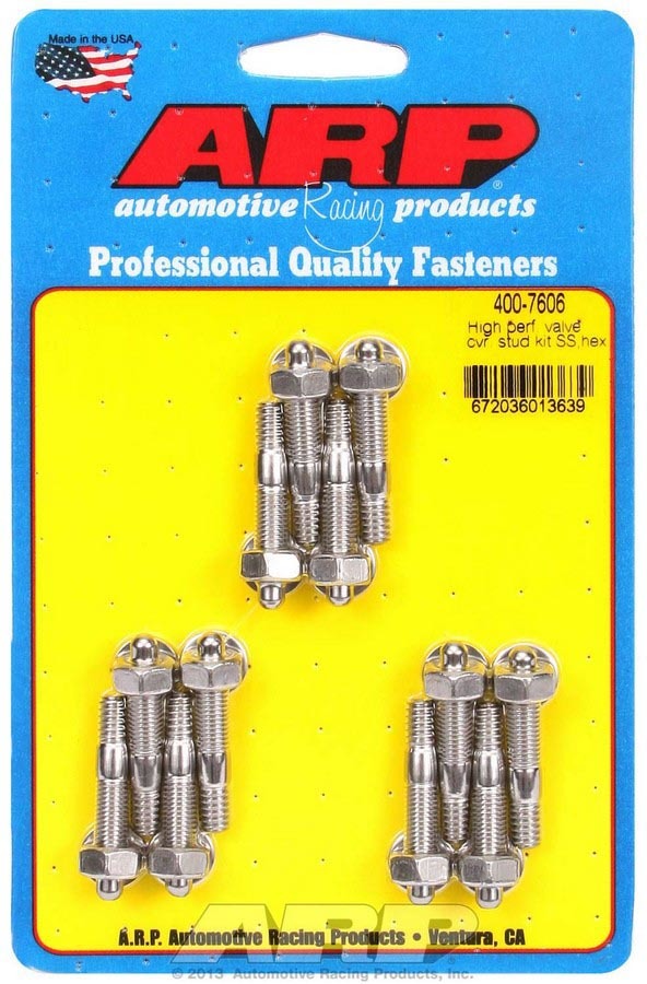 ARP 400-7606 - S/S Valve Cover Stud Kit 6pt. (12) image