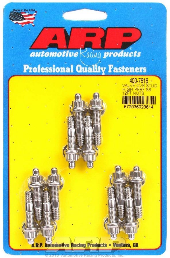 ARP 400-7616 - S/S Valve Cover Stud Kit 12pt. (12) image