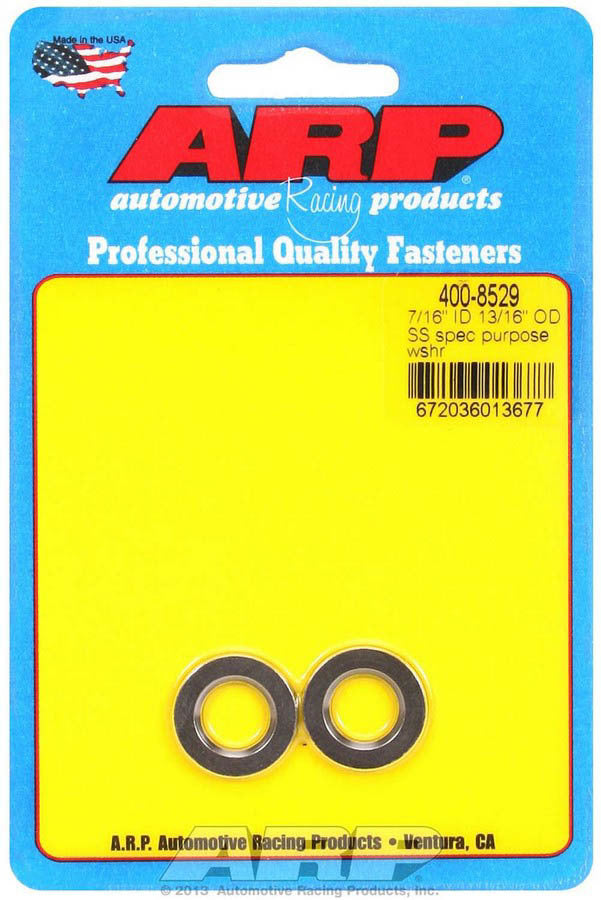 ARP 400-8529 - S/S Flat Washers - 7/16 ID x .812 OD (2) image
