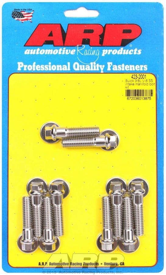 ARP 423-2001 - Intake Manifold Bolt Kit S/S - Buick 3.8L V6 image