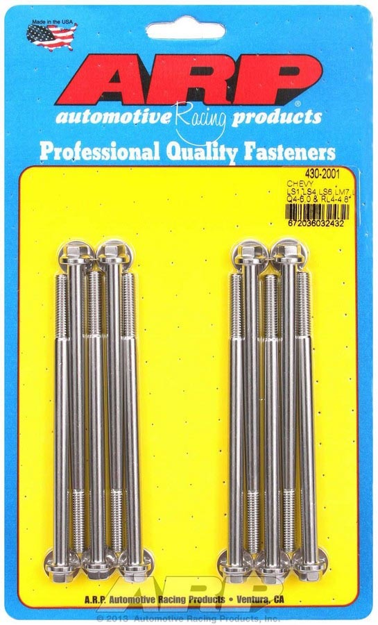 ARP 430-2001 - GM LS S/S Intake Bolt Kit 6pt. image