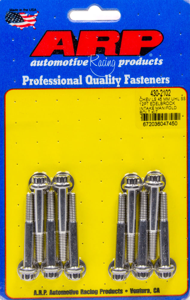 ARP 430-2102 - Intake Manifold Bolt Kit GM LS w/Edelbrock Intake image