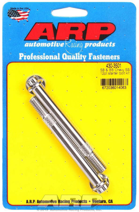 ARP 430-3501 - S/S Starter Bolt Kit 12pt. image