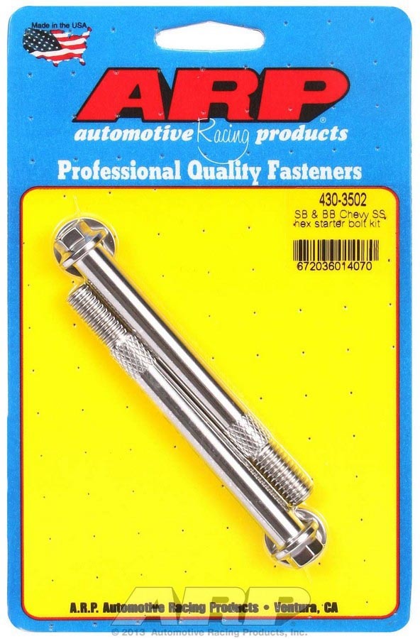 ARP 430-3502 - S/S Starter Bolt Kit 6pt. image