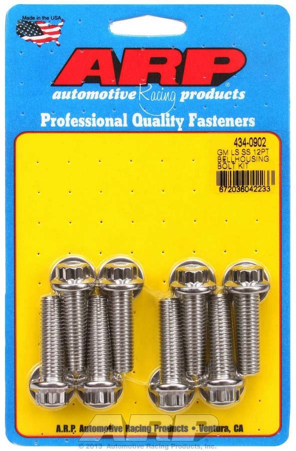 ARP 434-0902 - Bellhousing Bolt Kit - 12pt. GM LS image