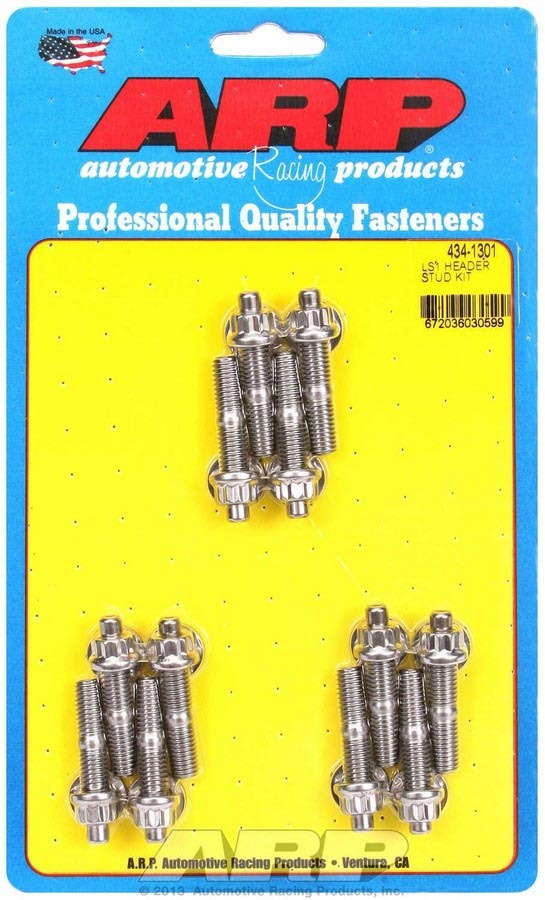 ARP 434-1301 - S/S Header Stud Kit - M8 x 1.750in OAL (12) image