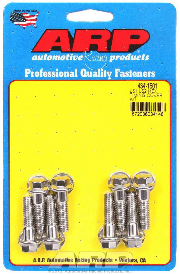 ARP 434-1501 - S/S Timing Cover Bolt Kit - 6pt. LS1/LS2 image
