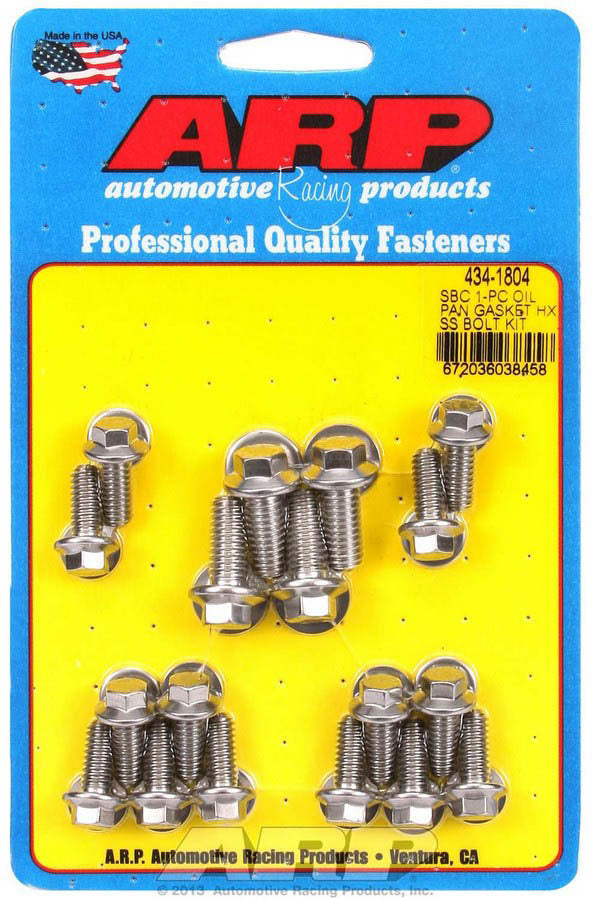 ARP 434-1804 - SBC S/S Oil Pan Bolt Kit  image