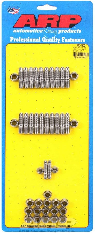 ARP 435-1902 - BBC S/S Oil Pan Stud Kit - 12pt. image