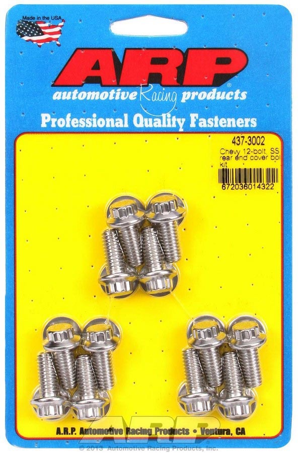 ARP 437-3002 - S/S Rear End Cover Bolt Kit - 12-Bolt Chevy image