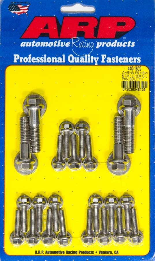 ARP 440-1802 - Oil Pan 6pt Bolt Kit Mopar 5.7L/6.1L Hemi image