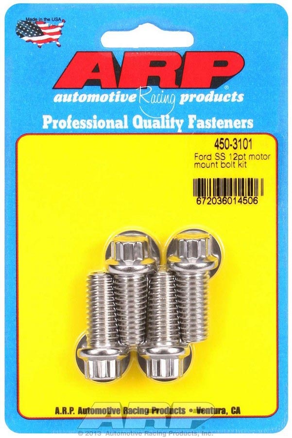 ARP 450-3101 - SBF S/S Motor Mount Bolt Kit - 12pt. image