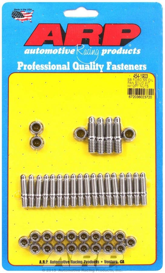 ARP 454-1903 - SBF S/S Oil Pan Stud Kit 12pt. image