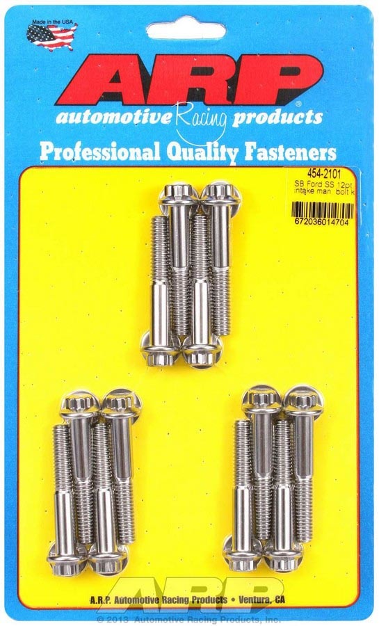 ARP 454-2101 - SBF S/S Intake Bolt Kit 12pt. image
