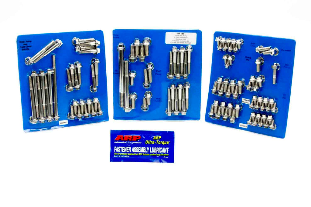 ARP 554-9601 - SBF S/S Complete Engine Fastener Kit 6pt. image