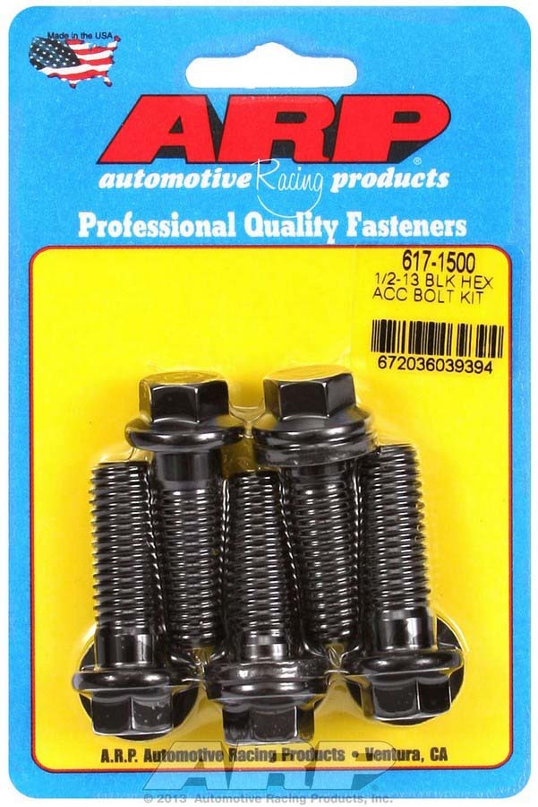 ARP 617-1500 - Bolt Kit - 6pt. (5) 1/2-13 x 1.500 image