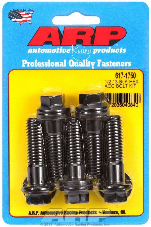 ARP 617-1750 - Bolt Kit - 6pt. (5) 1/2-13 x 1.750 image