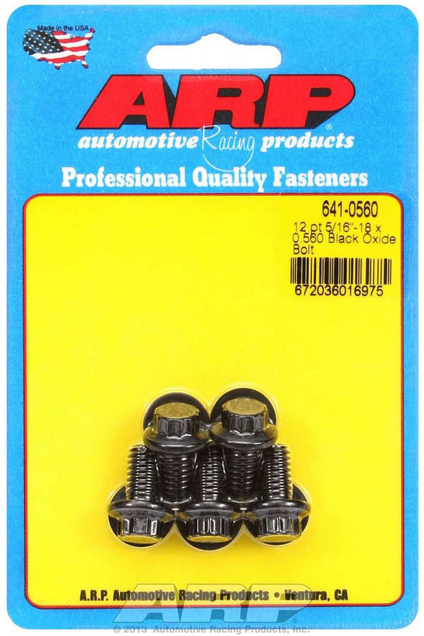 ARP 641-0560 - Bolt Kit - 12pt 5pk 5/16-18 x .560 image