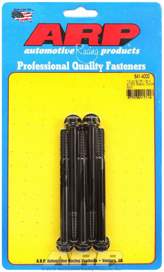 ARP 641-4000 - Bolt Kit - 12pt 5pk 5/16-18 x 4.000 image