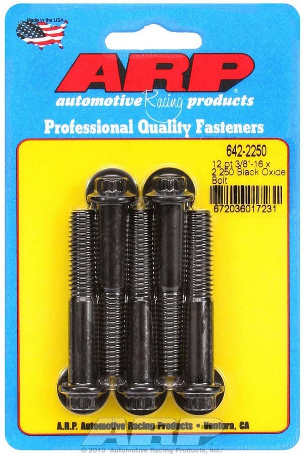 ARP 642-2250 - Bolt Kit - 12pt. (5) 3/8-16 x 2.250 image