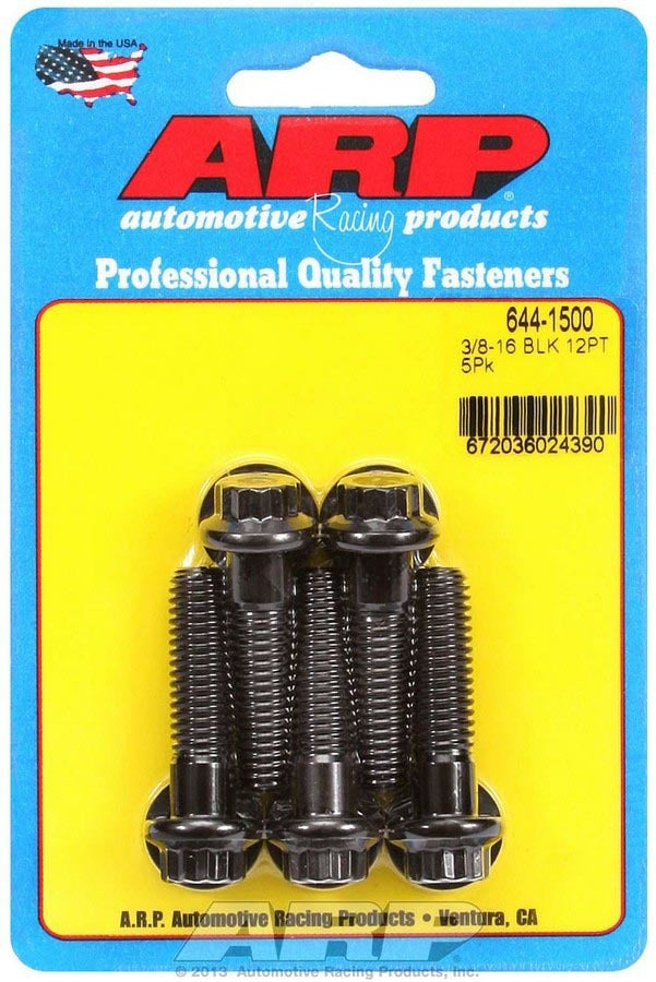 ARP 644-1500 - Bolt Kit- 12pt. (5) 3/8-16 x 1.500 image