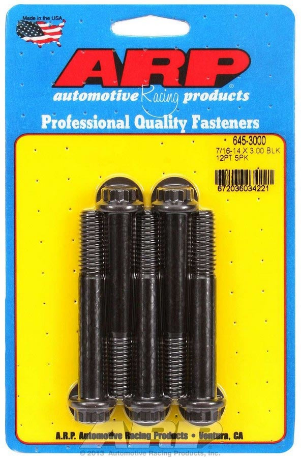 ARP 645-3000 - Bolt Kit 12pt 5pk 7/16-14 x 3.000 image