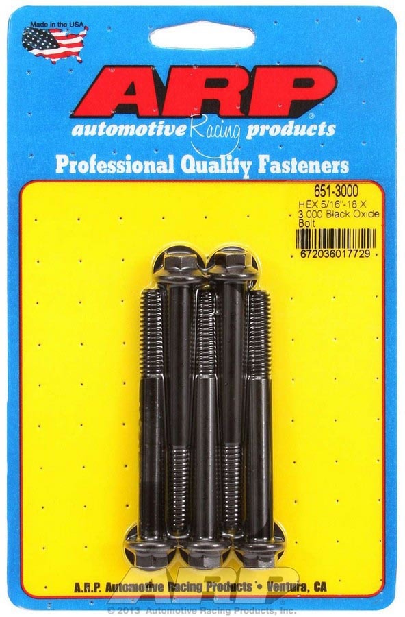 ARP 651-3000 - Bolt Kit - 6pt 5pk 5/16-18 x 3.000 image