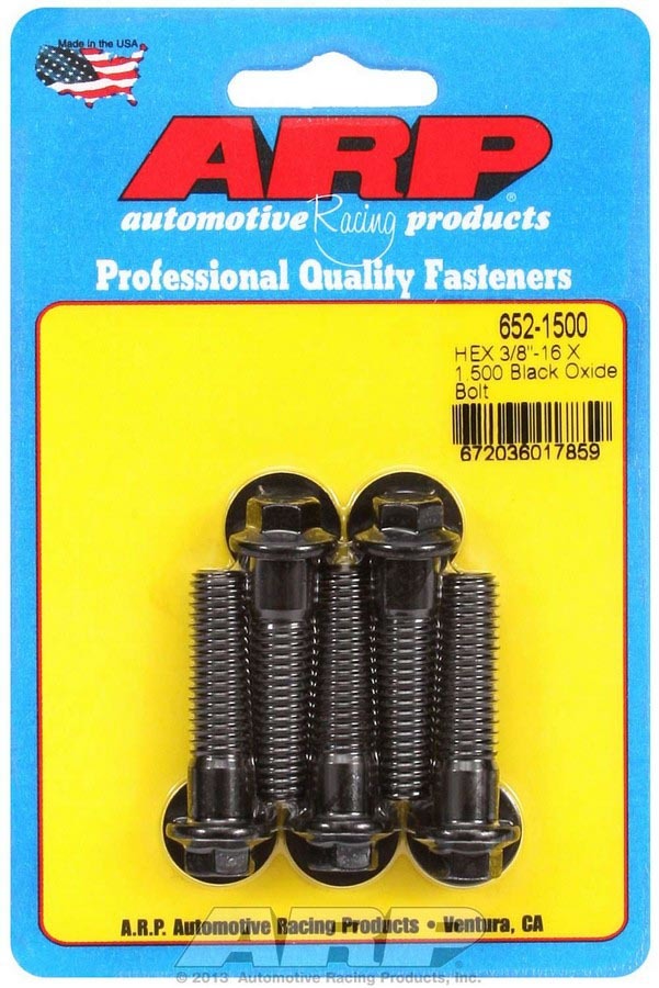 ARP 652-1500 - Bolt Kit - 6pt. (5) 3/8-16 x 1.500 image