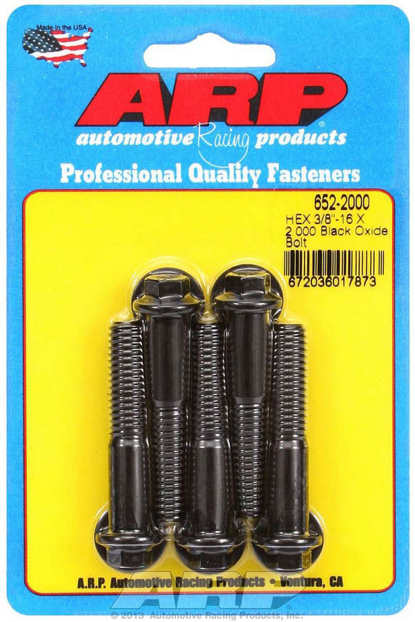 ARP 652-2000 - Bolt Kit - 6pt. (5) 3/8-16 x 2.000 image