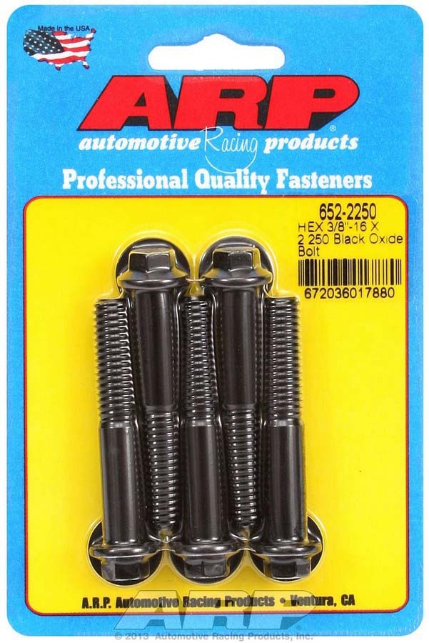 ARP 652-2250 - Bolt Kit - 6pt. (5) 3/8-16 x 2.250 image