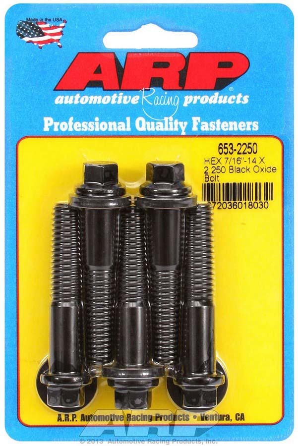 ARP 653-2250 - Bolt Kit - 6pt. (5) 7/16-14 x 2.250 image