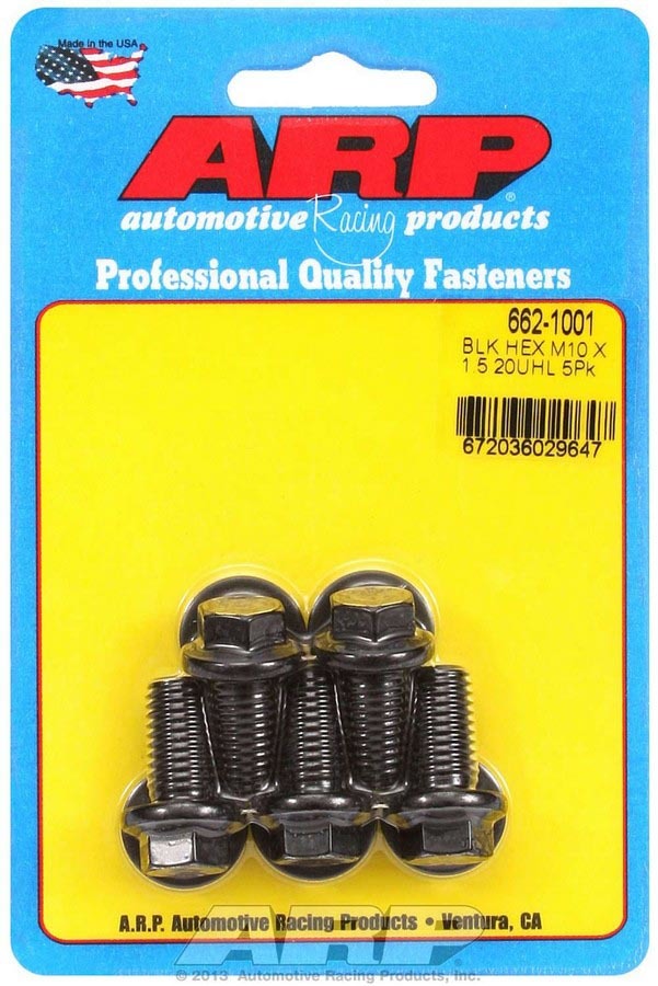 ARP 662-1001 - Bolt Kit - 6pt. (5) 10mm x 1.5 x 20mm image