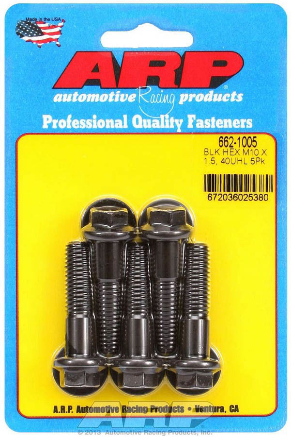 ARP 662-1005 - Bolt Kit - 6pt. (5) 10mm x 1.5 x 40mm image