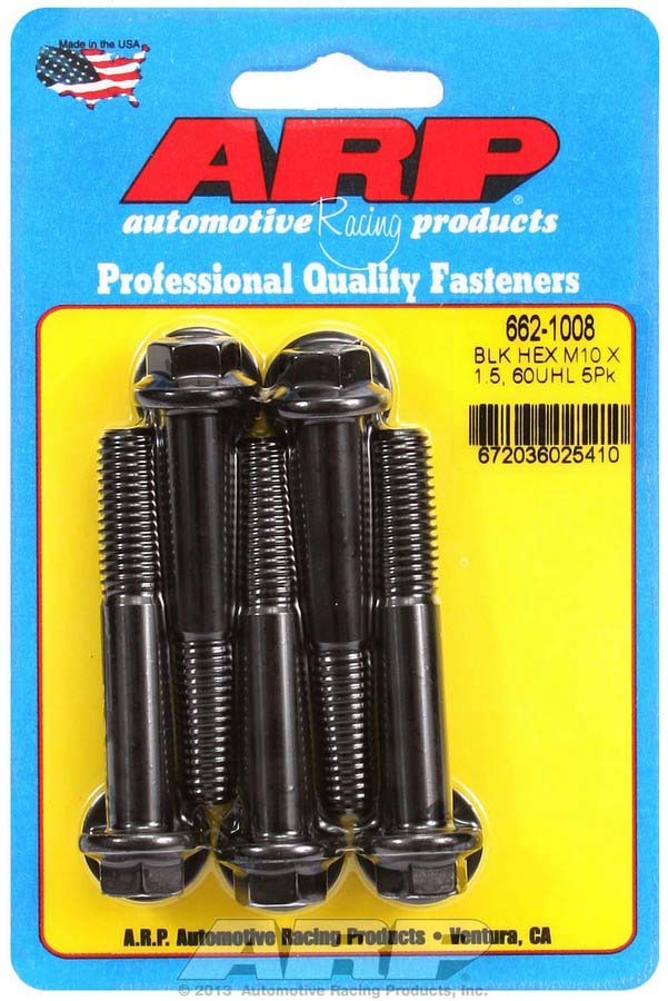 ARP 662-1008 - Bolt Kit - 6pt. (5) 10mm x 1.5 x 60mm image