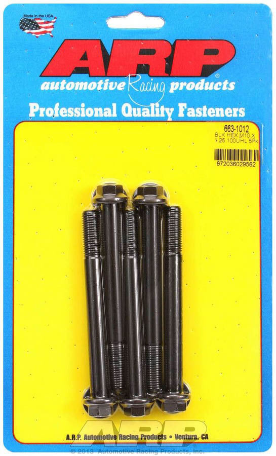 ARP 663-1012 - Bolt Kit - 6pt. (5) 10mm x 1.25 x 100mm image