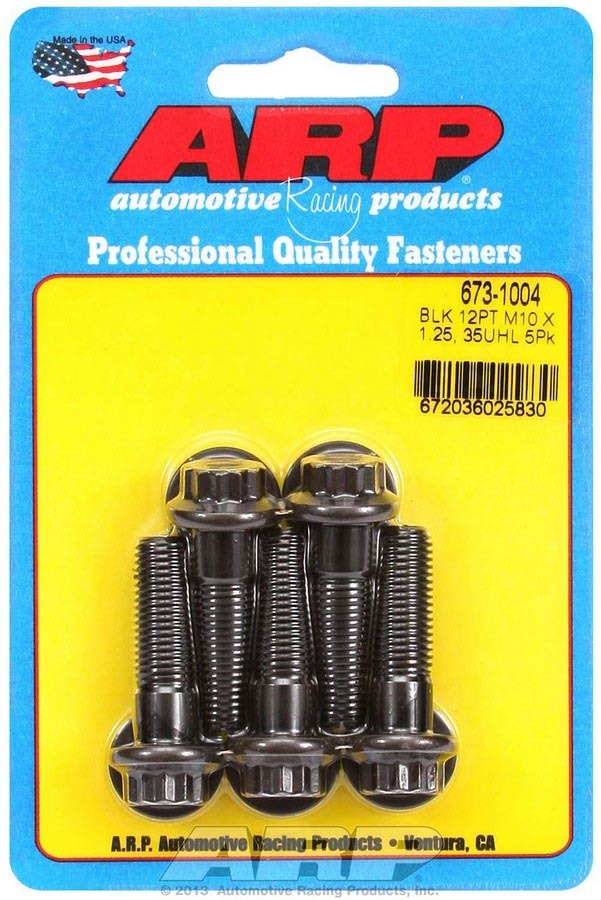 ARP 673-1004 - Bolt Kit - 12pt (5pk) 10mm x 1.25 x 35mm image