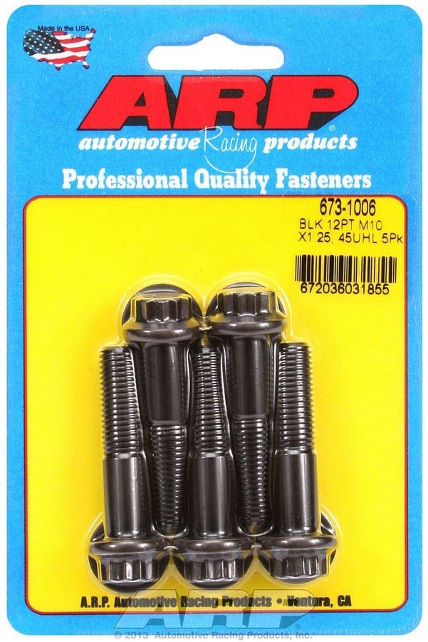 ARP 673-1006 - Bolt Kit - 12pt 5pk 10mm x 1.25 x 45mm image