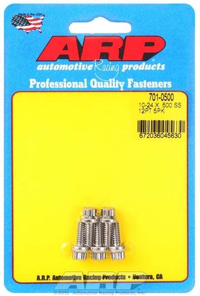 ARP 701-0500 - 10-24 x .500 12pt SS Bolt Kit  5pk image