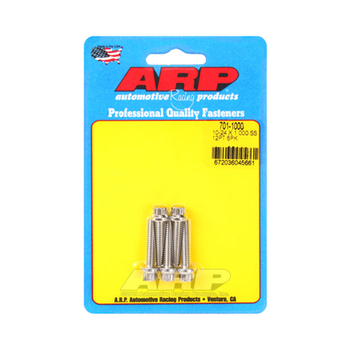 ARP 701-1000 - Bolt Kit - SS 12pt 5pk 10-24 x 1.000 image