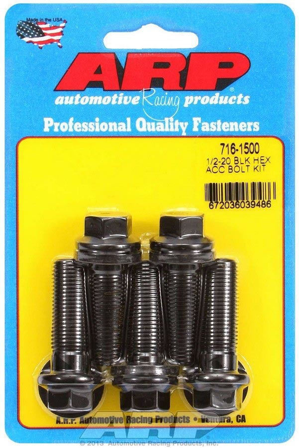 ARP 716-1500 - 1/2-20 x 1.500 6pt Bolt Kit 5pk image