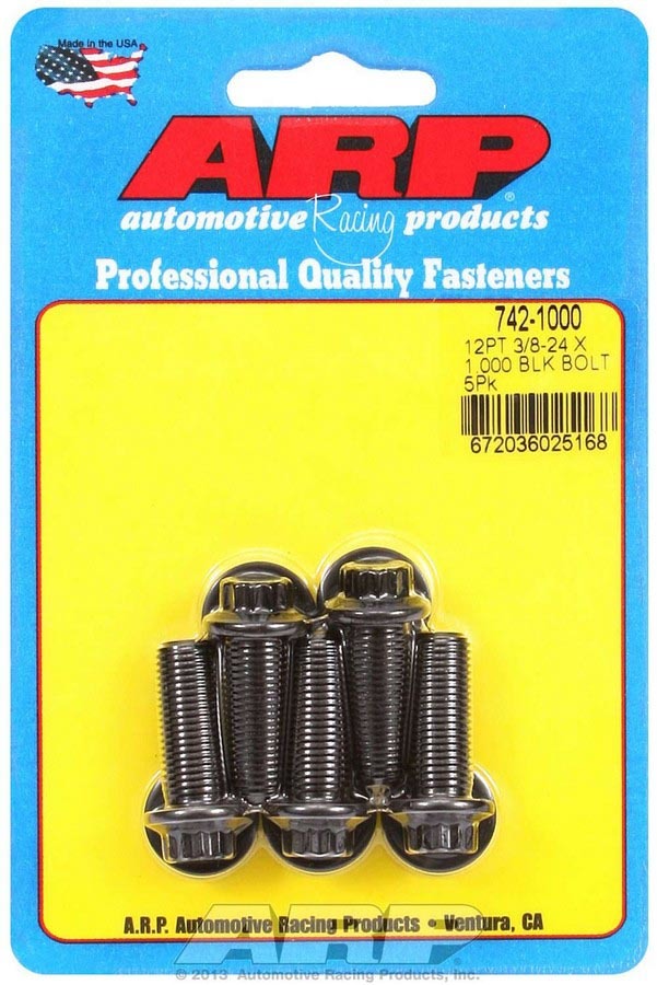 ARP 742-1000 - Bolt Kit - 12pt. (5) 3/8-24 x 1.000 image