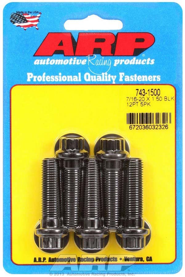 ARP 743-1500 - Bolt Kit - 12pt. (5) 7/16-20 x 1.500 image