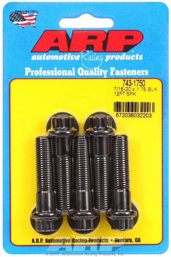 ARP 743-1750 - Bolt Kit - 12pt. (5) 7/16-20 x 1.750 image