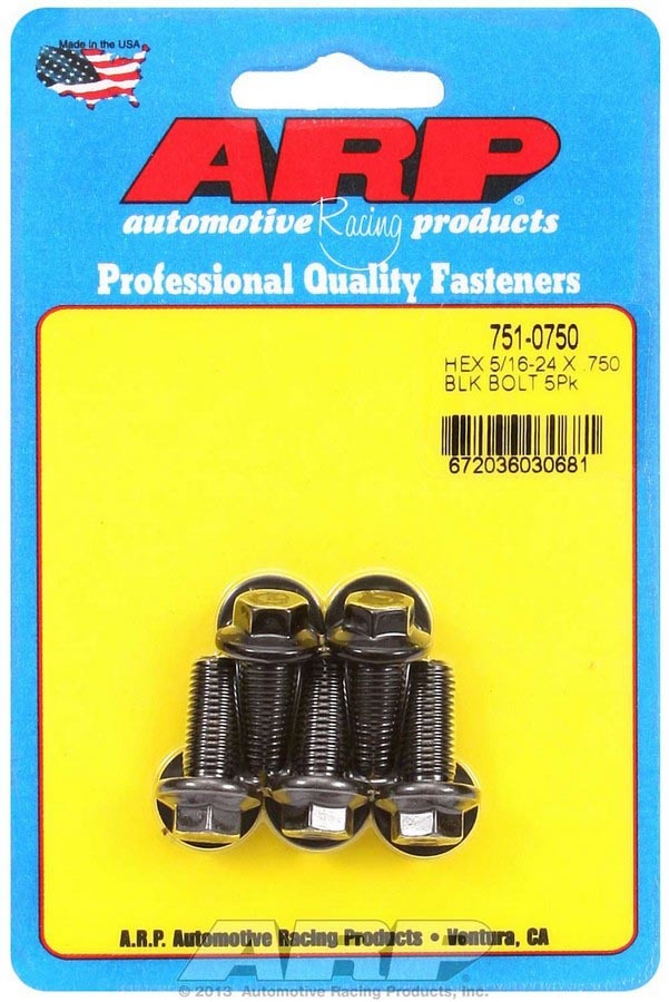 ARP 751-0750 - Bolt Kit - 6pt. (5) 5/16-24 x .750 image