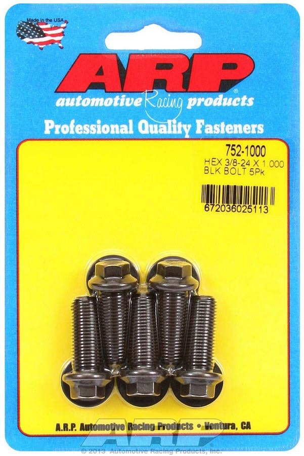 ARP 752-1000 - Bolt Kit - 6pt. (5) 3/8-24 x 1.000 image