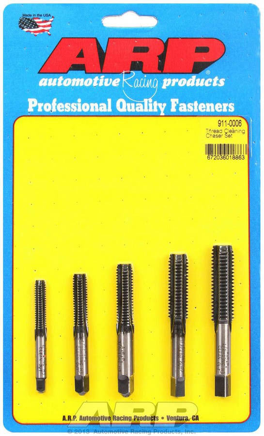 ARP 911-0006 - Thread Cleaning Tap Set 5pc. image