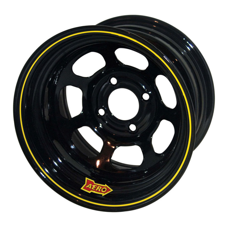 AERO RACE WHEELS 30-184510 - Wheel 13in x 8in 4x4.5in 1in BS Black image