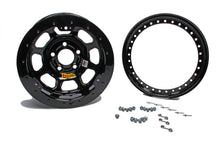 Load image into Gallery viewer, AERO RACE WHEELS 33-174230B - 13x7 3in. 4.25 Black Beadlock image