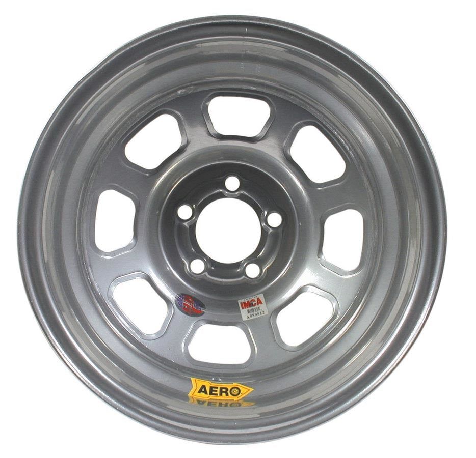 AERO RACE WHEELS 52-084510 - 15x8 1in 4.50 Silver  image